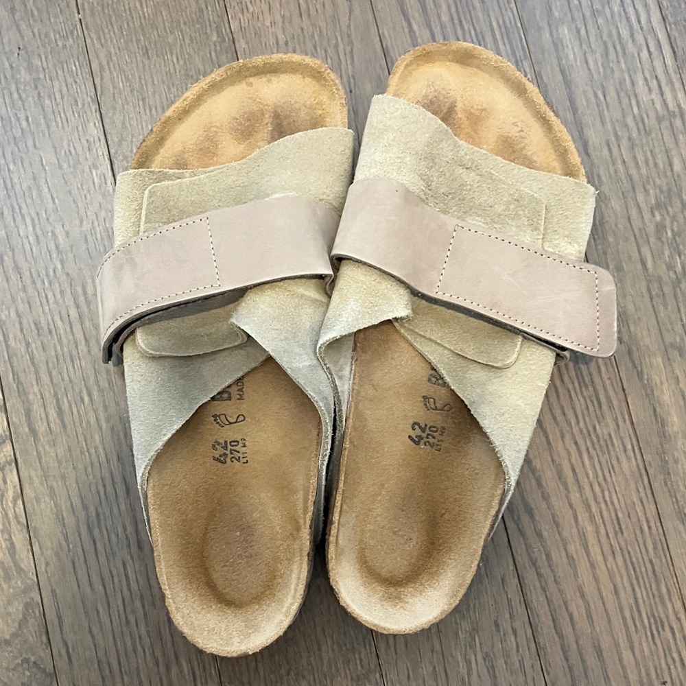 Birkenstock - Kyoto - Taupe - 42 - Regular Width, Men’s